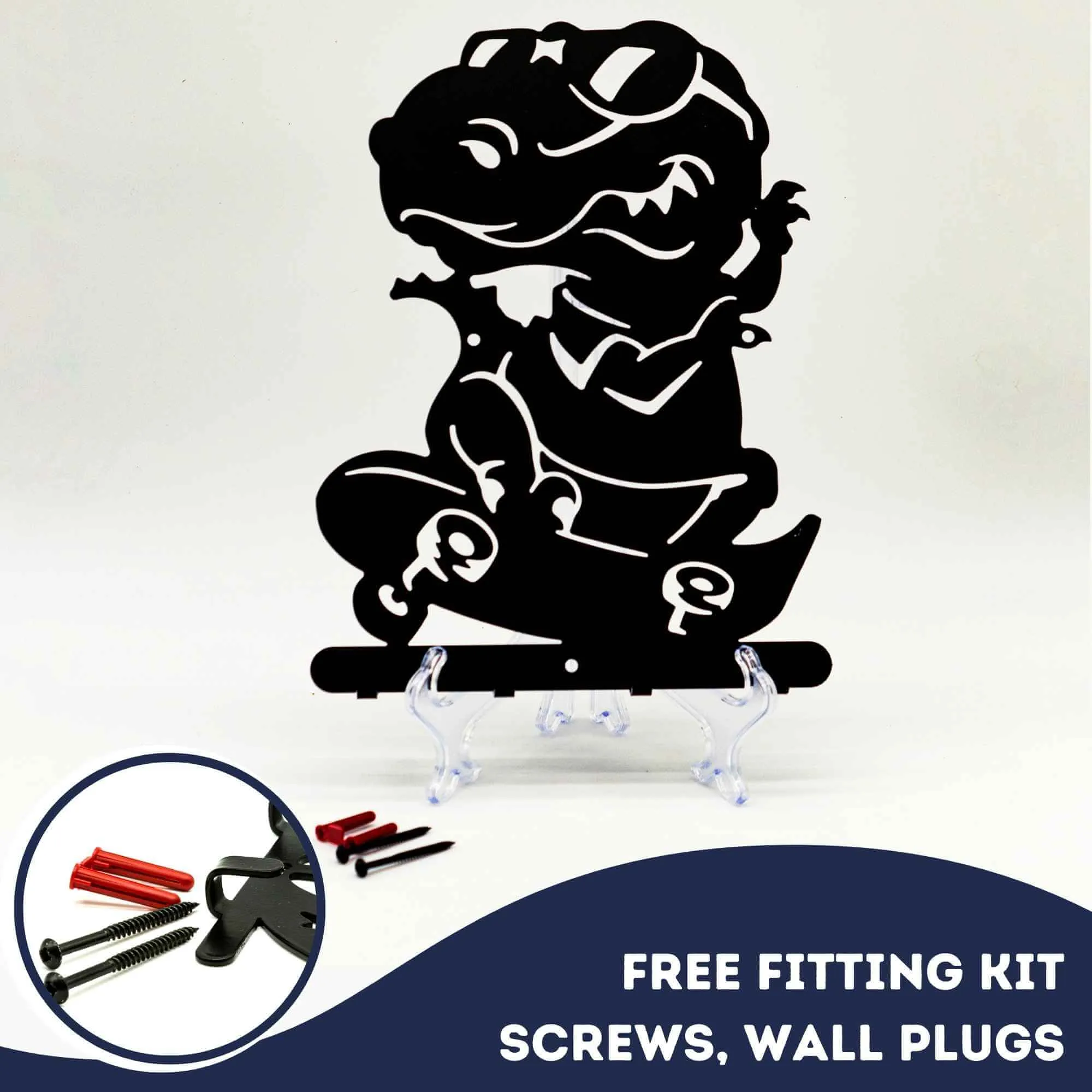 Dinosaur Boys Bedroom Wall Hooks Hanger Jurassic Park Coat Robe Holder