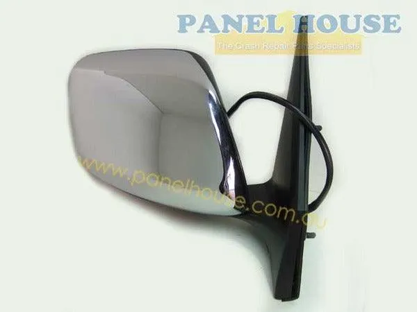 Door Mirrors PAIR Chrome Electric Fits Toyota Landcruiser 200 Series 07 - 12