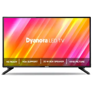 Dyanora 60 cm (24 inch) HD Ready LED TV with Noise Reduction, Cinema Zoom, Powerful Audio Box Speakers (DY-LD24H0N)