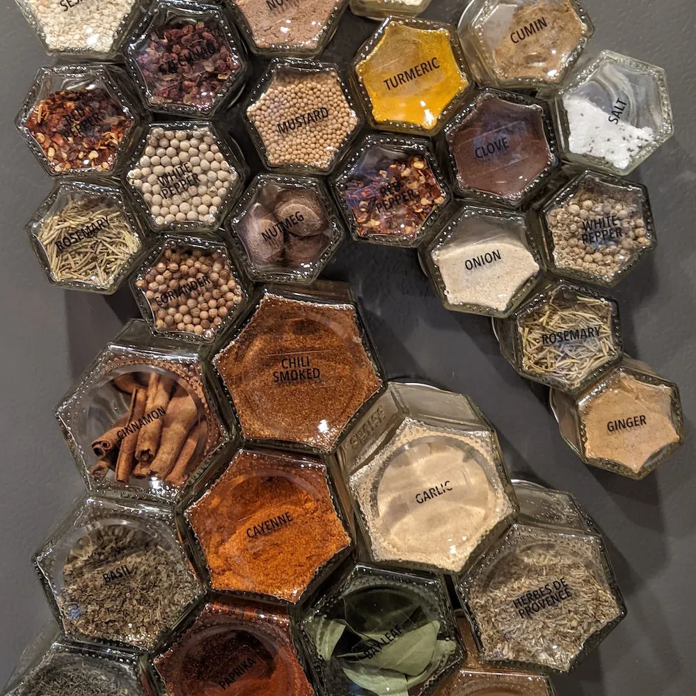 EMPTY BUNDLE: Small   Large Magnetic Spice Jars