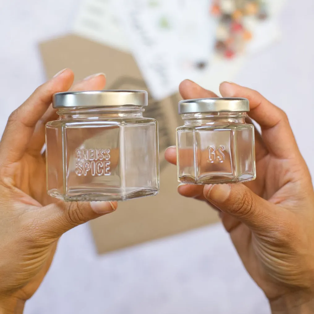 EMPTY BUNDLE: Small   Large Magnetic Spice Jars