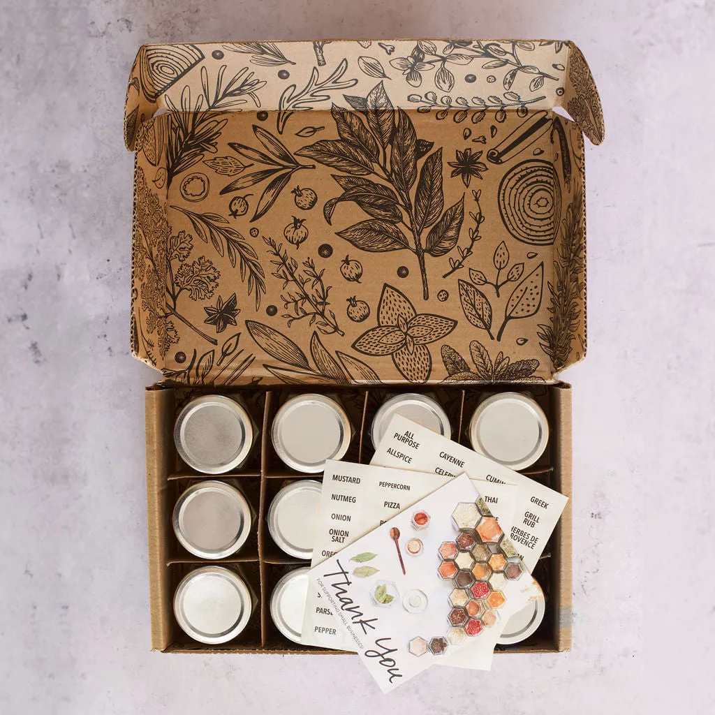 EMPTY BUNDLE: Small   Large Magnetic Spice Jars