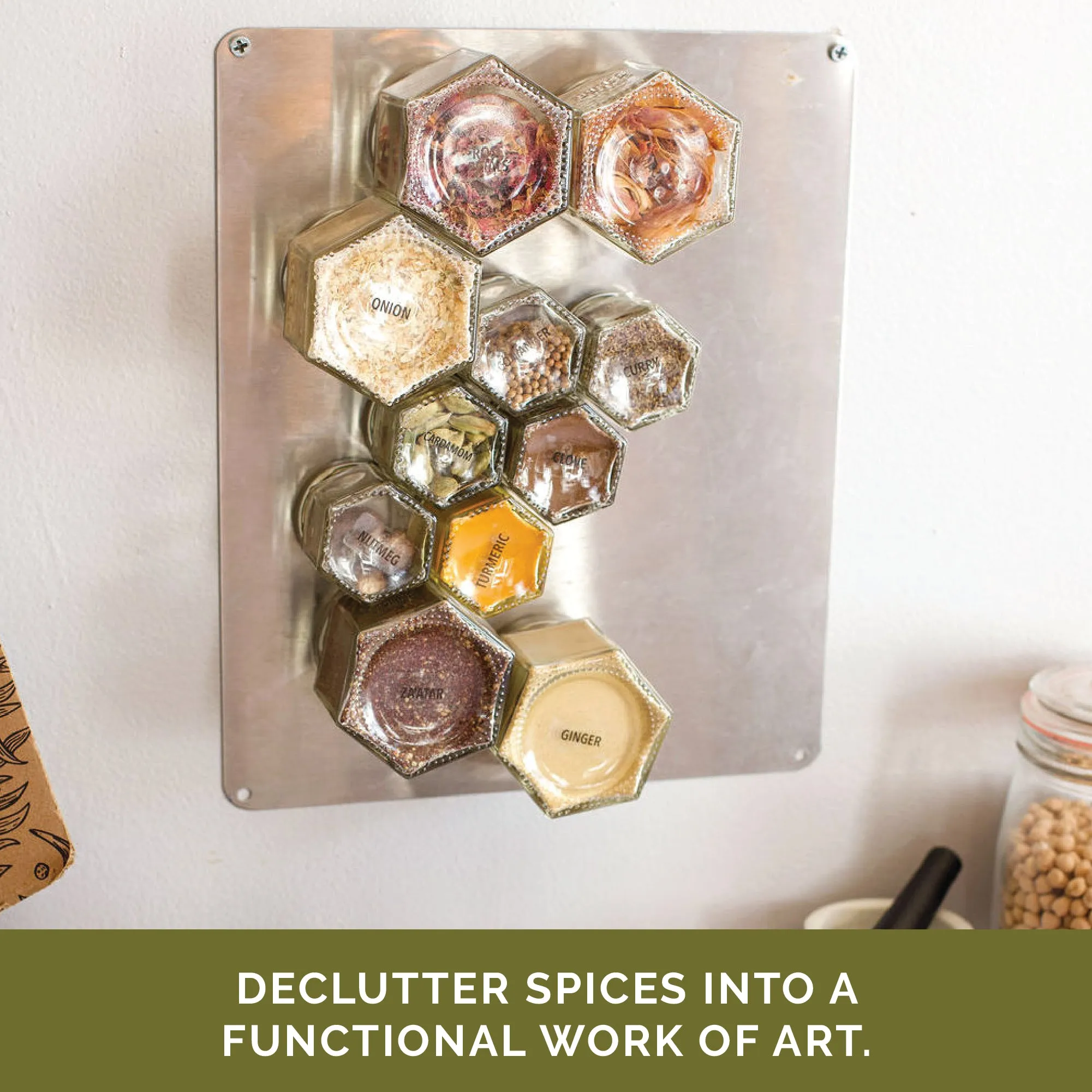 EMPTY BUNDLE: Small   Large Magnetic Spice Jars