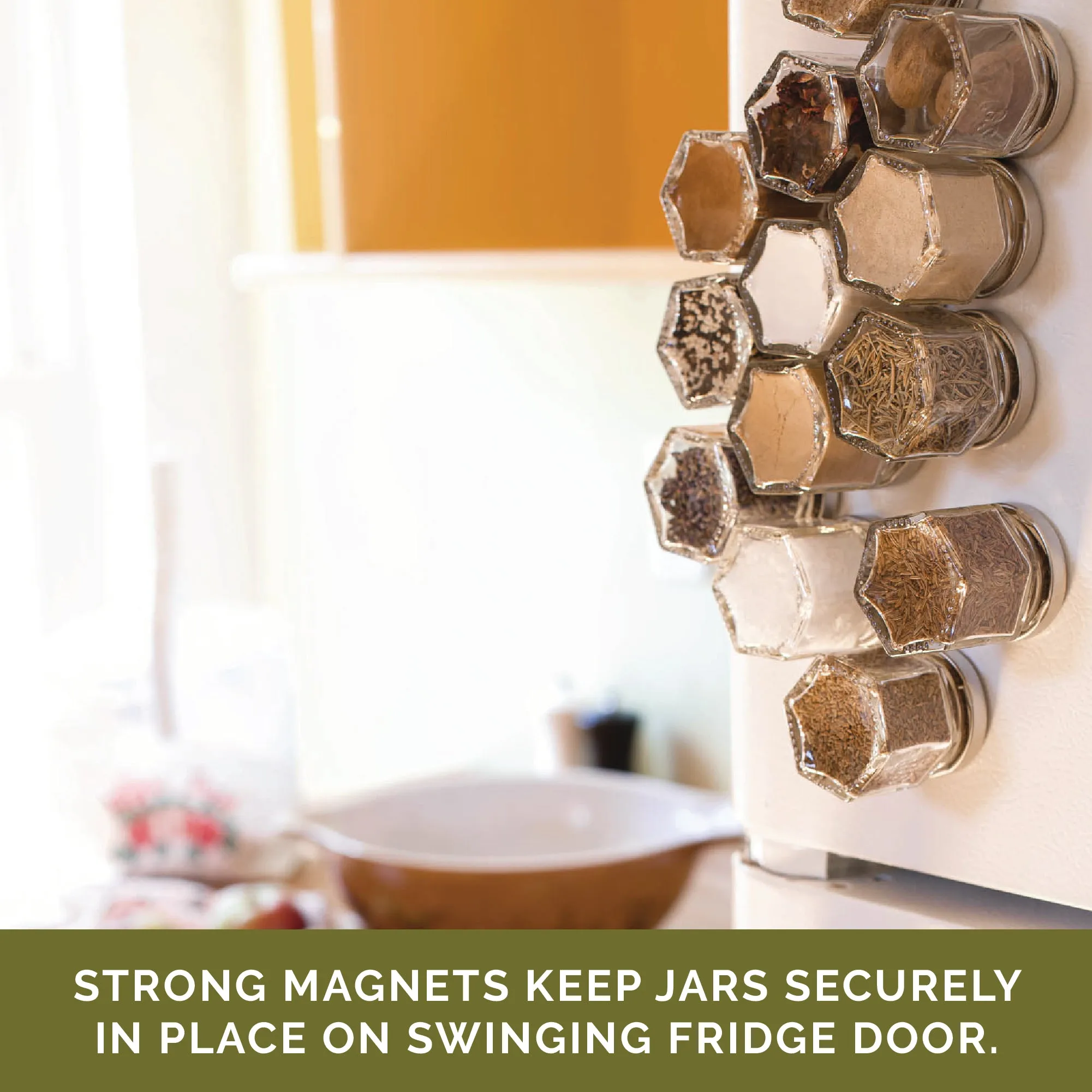EMPTY BUNDLE: Small   Large Magnetic Spice Jars