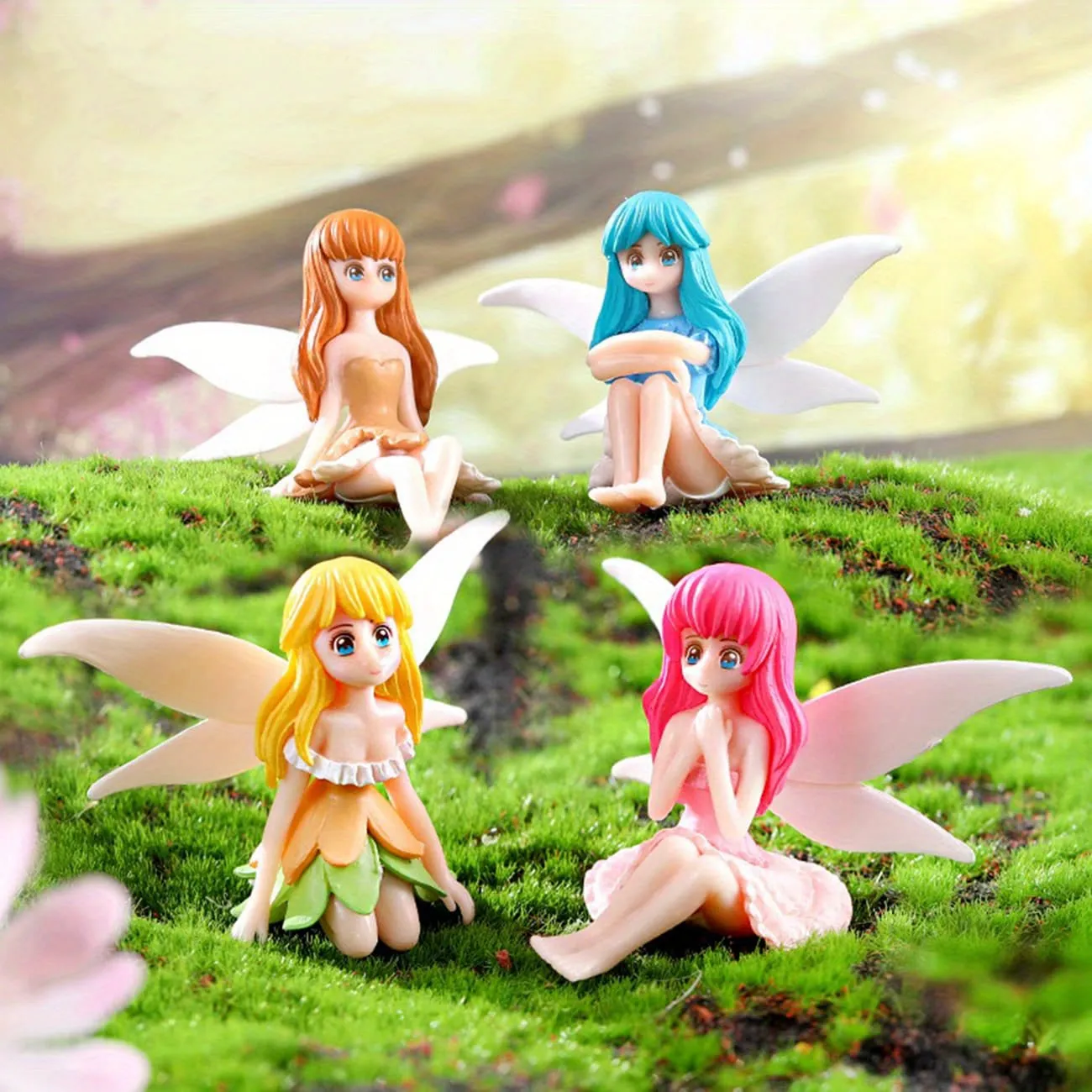 Enchanting Miniature Fairy Figurines  Perfect Garden Decor and Gifts