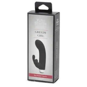 Fifty Shades of Grey Greedy Girl Rechargeable Mini Rabbit Vibe Black****