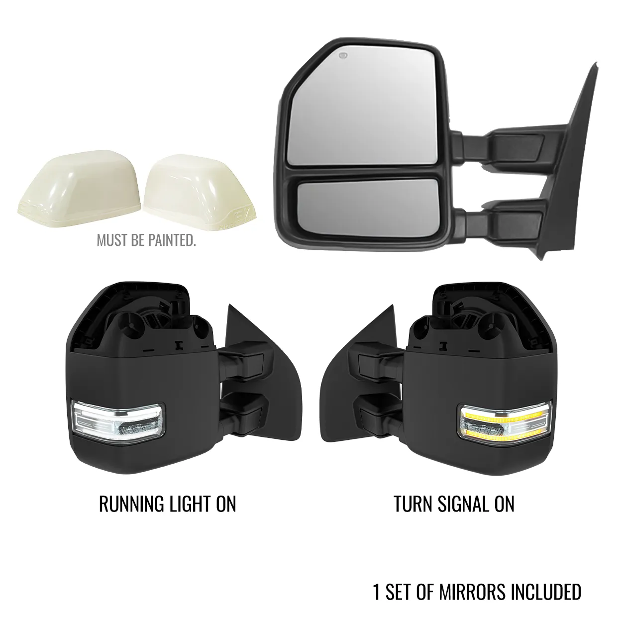 Ford F150 (2004-2006) New Style Tow Mirrors