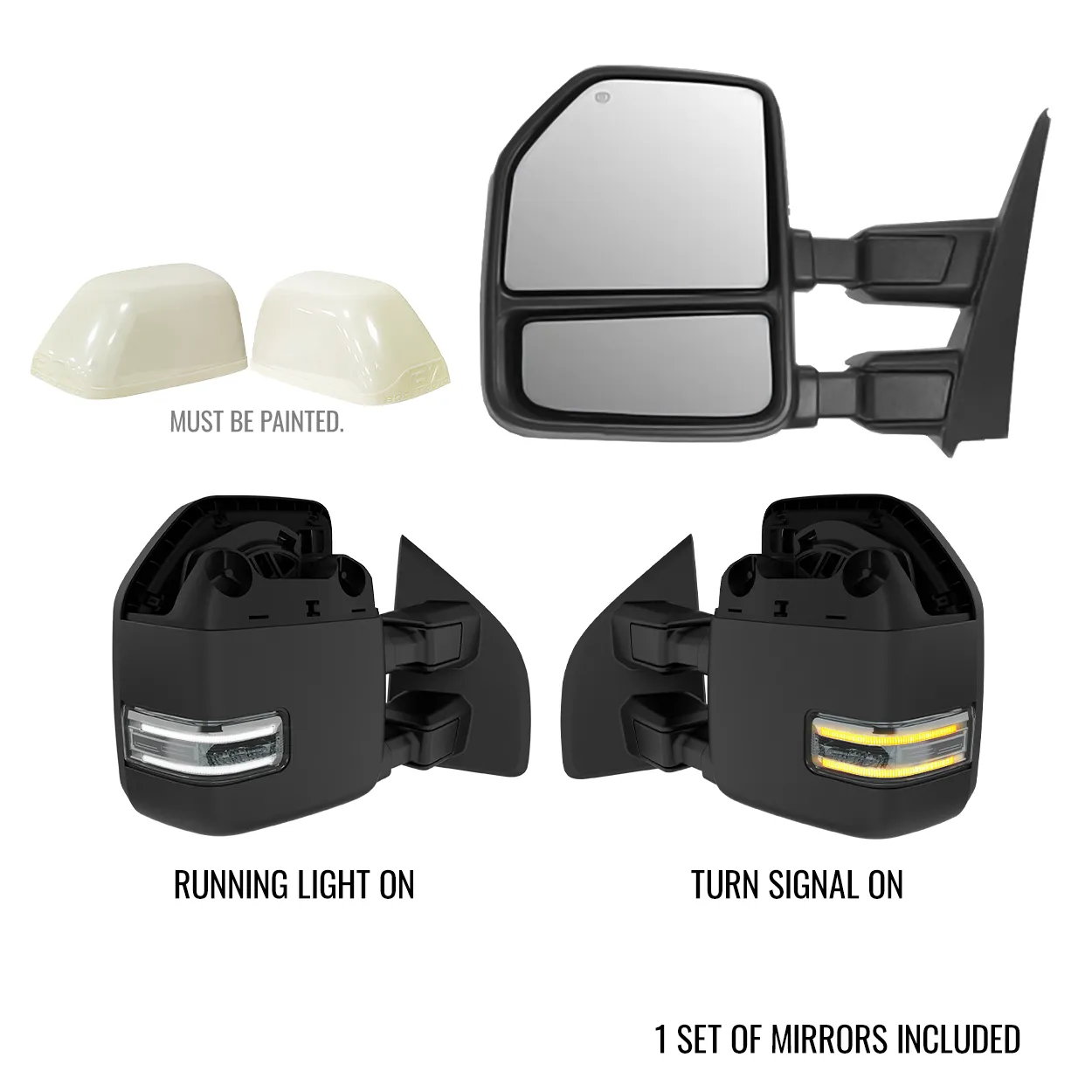 Ford F150 (2004-2006) New Style Tow Mirrors