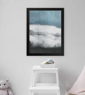 GADGETS WRAP Printed Photo Frame Matte Painting for Home Office Studio Living Room Decoration (11x17inch Black Framed) - Walking On Air