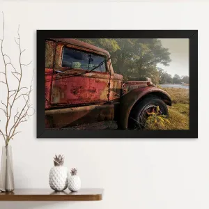 GADGETS WRAP Printed Photo Frame Matte Painting for Home Office Studio Living Room Decoration (14x11inch Black Framed) - Wishful Thinking Print