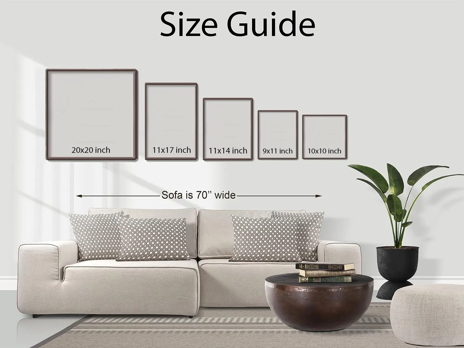 GADGETS WRAP Printed Photo Frame Matte Painting for Home Office Studio Living Room Decoration (14x11inch Black Framed) - Wishful Thinking Print