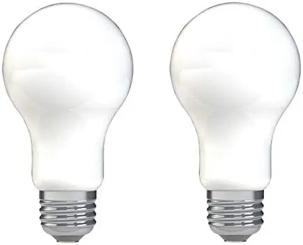 GE Relax HD LED Soft White 75W Equivalent A19 Light Bulbs - 2-Pk