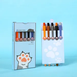 Gel Pen Set - Zennyth Cat Paw