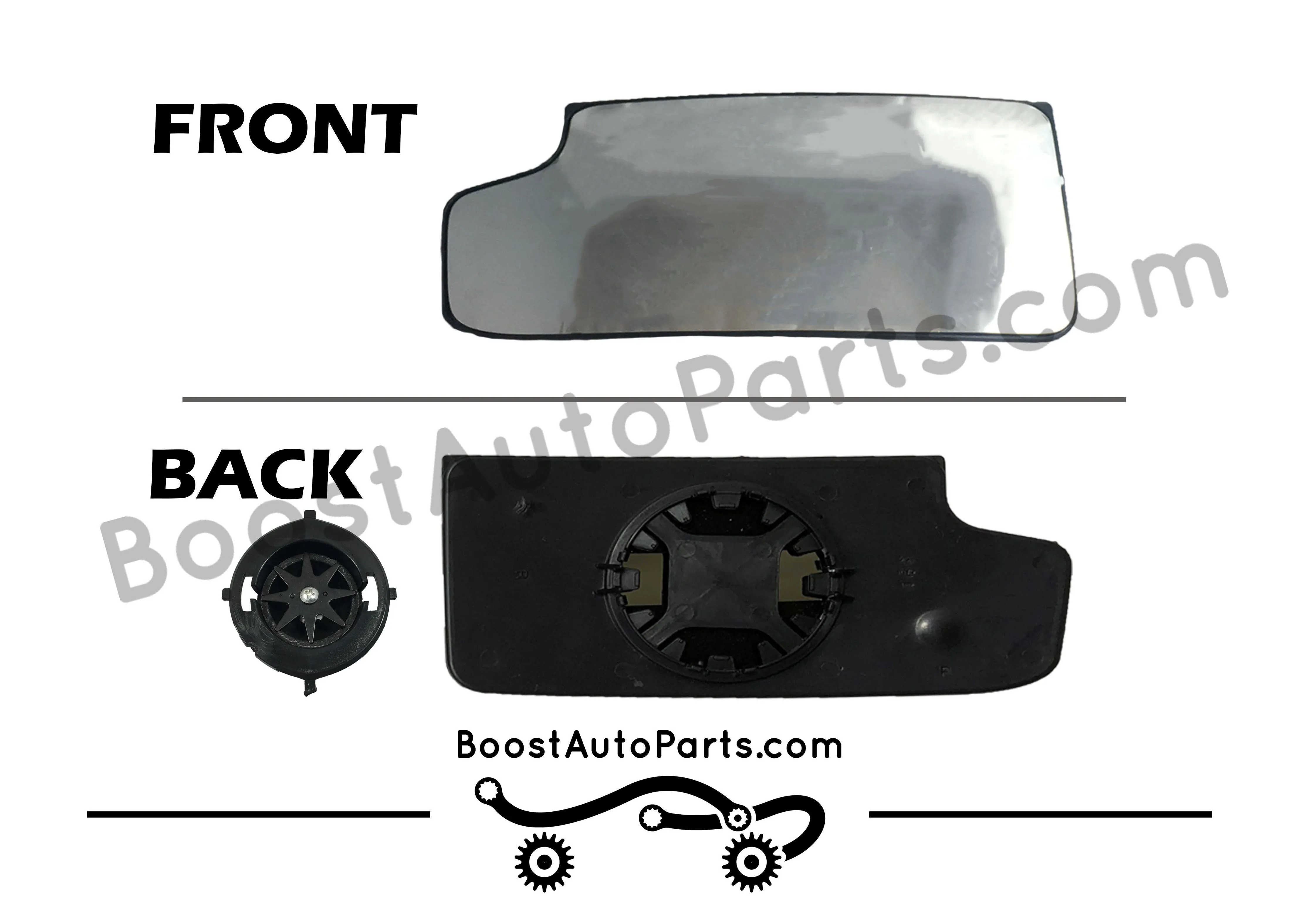 GM Tow Mirror Lower Glass (2015 Style)