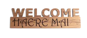 Haere Mai NZ Welcome Sign