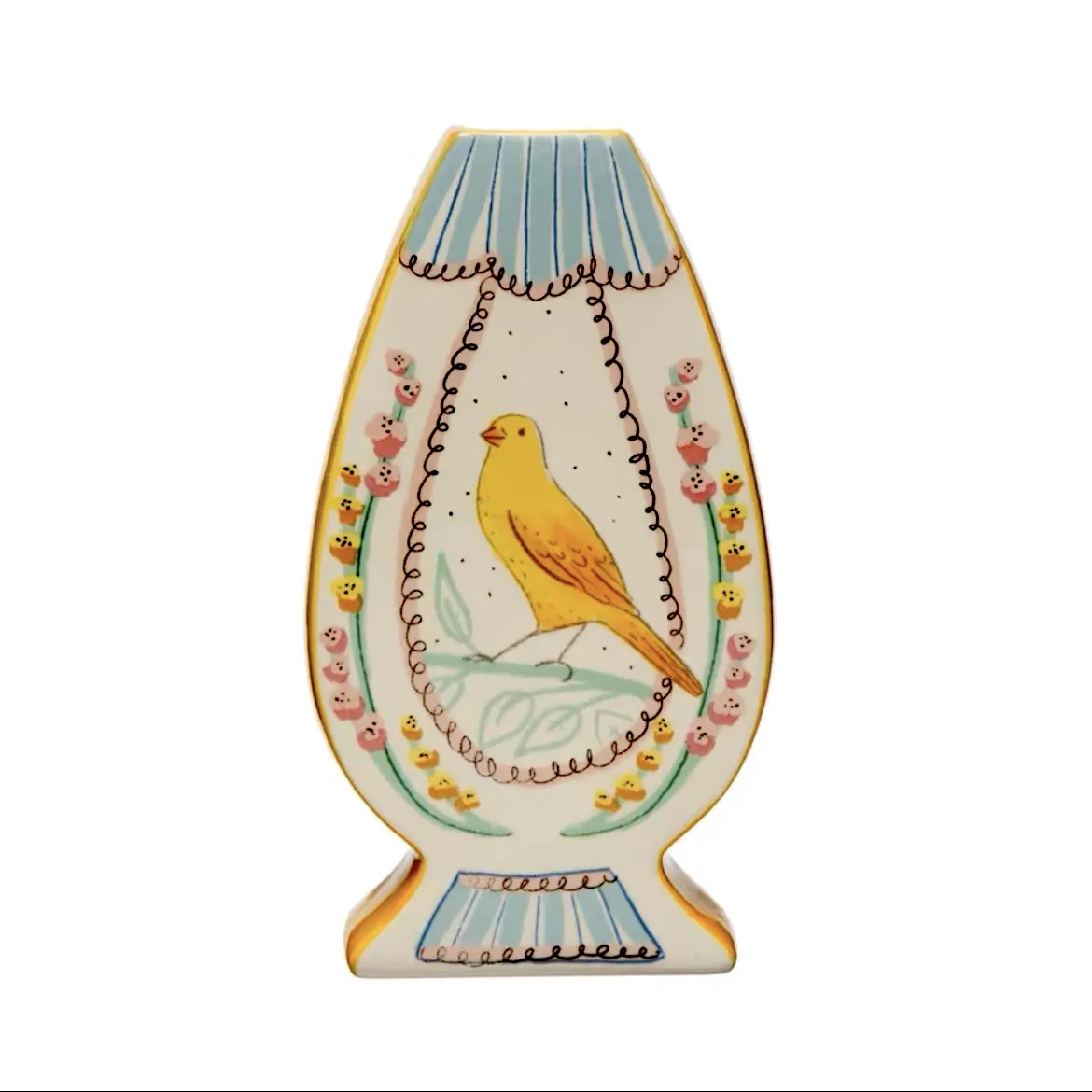 Hand Painted Ceramic Vase
