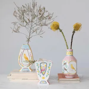 Hand Painted Ceramic Vase