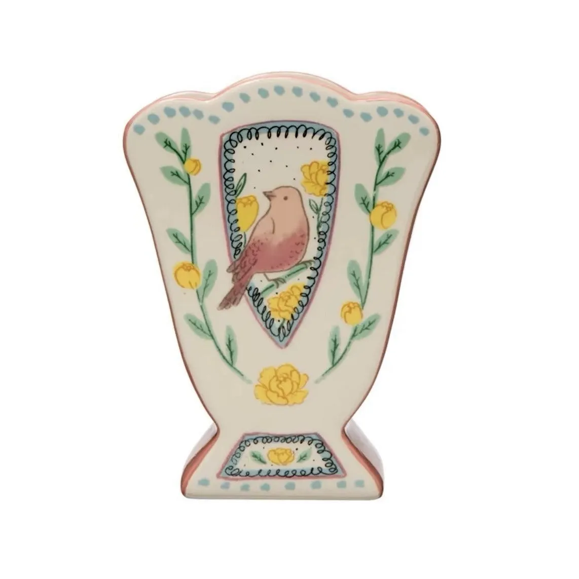 Hand Painted Ceramic Vase