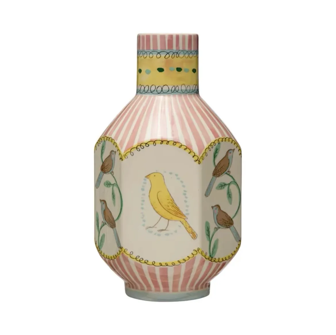 Hand Painted Ceramic Vase