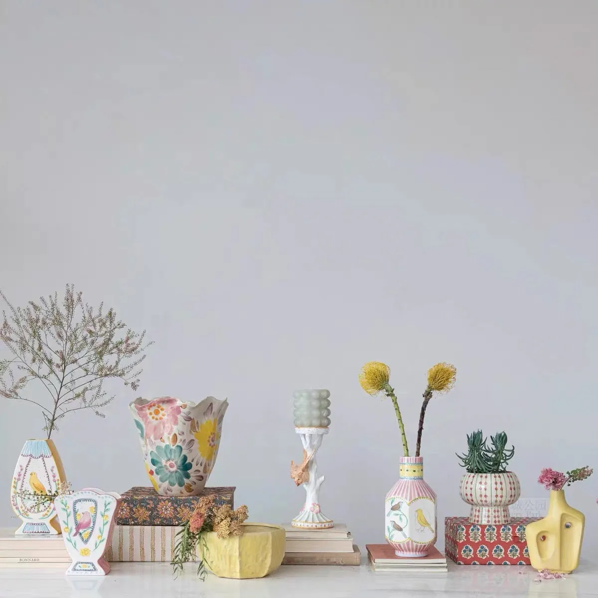 Hand Painted Ceramic Vase