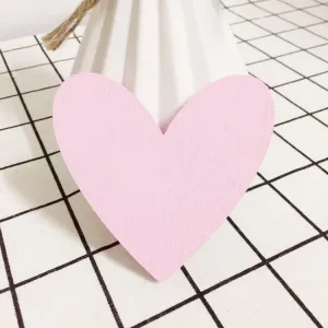 Heart Wall Hook Pink