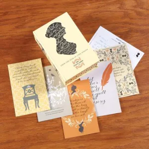 Jane Austen Postcards - From the desk of Jane Austen