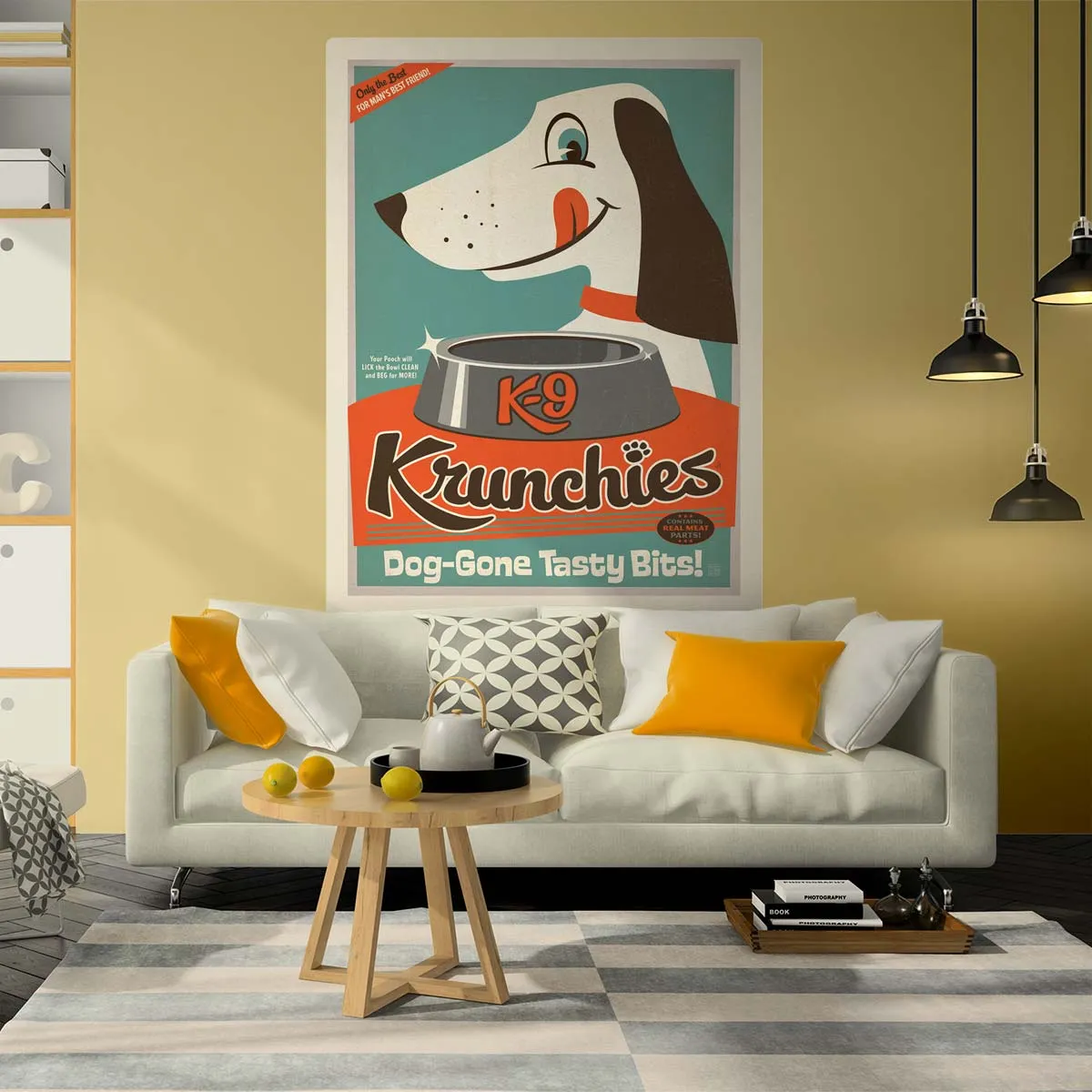 K9 Krunchies Dog Food Ad Decal