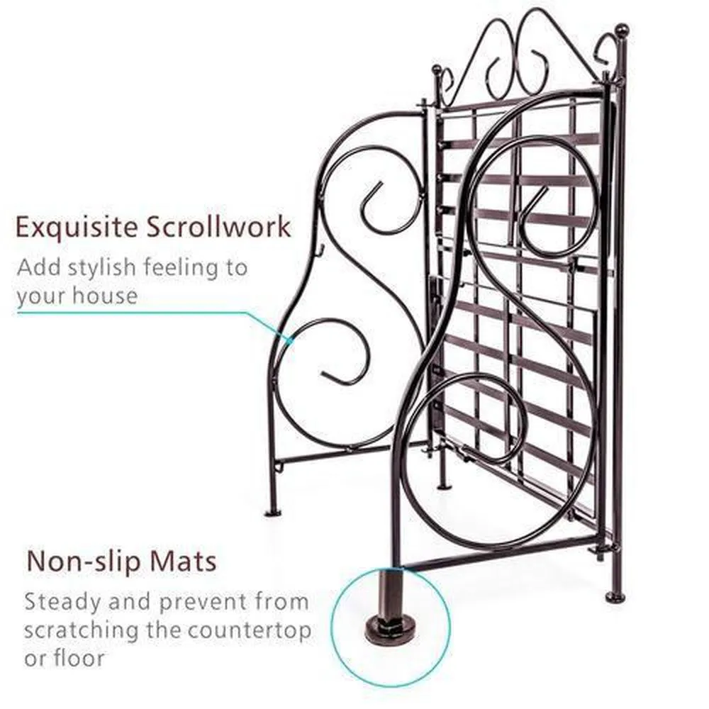 Kitchen Spice Rack (Black)
