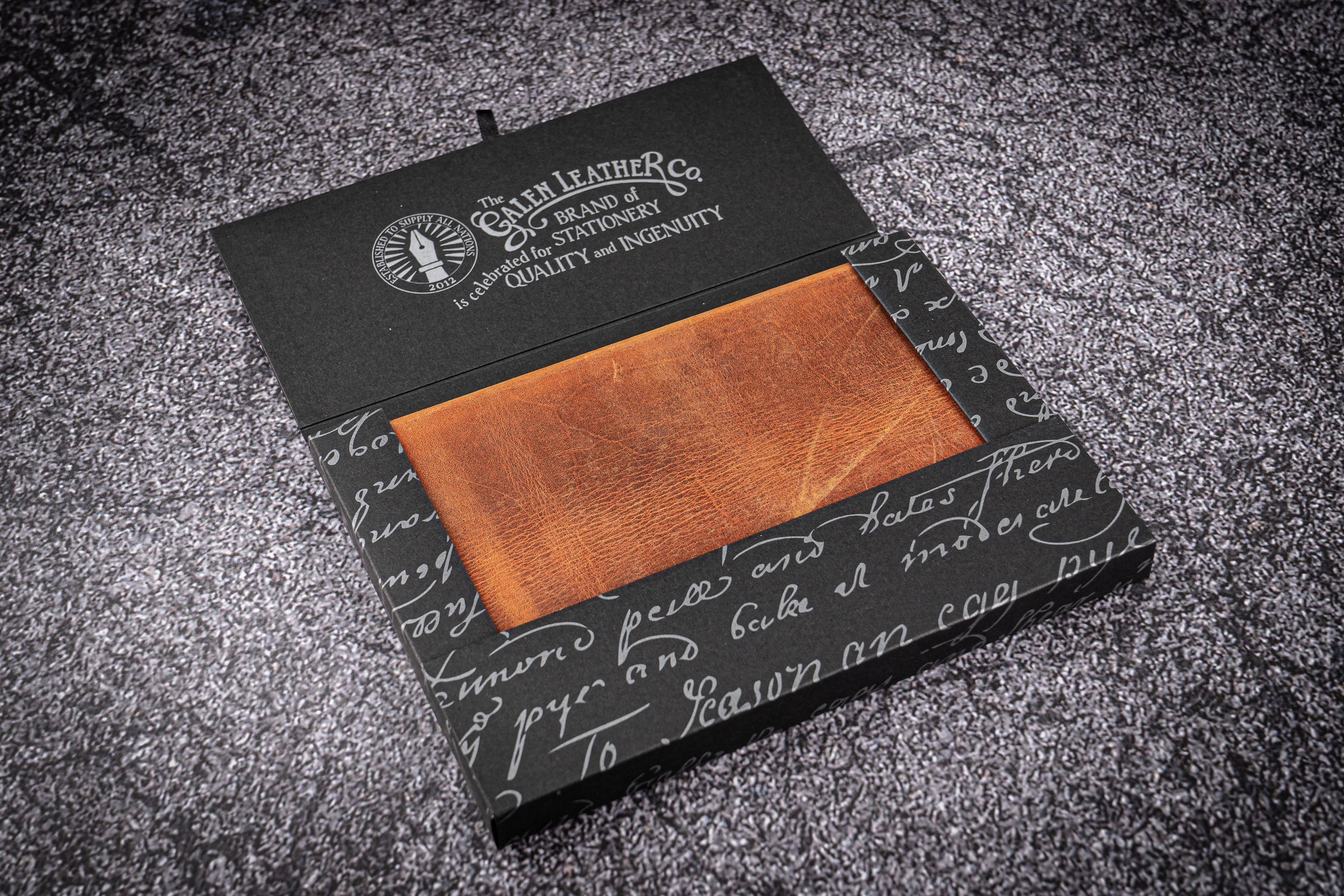 Leather Notebook - Tomoe River Paper - A5 - Crazy Horse Brown