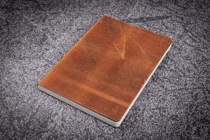 Leather Notebook - Tomoe River Paper - A5 - Crazy Horse Brown