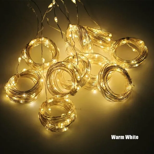 LED Curtain String Lights, Remote Control For Indoor Wall Decorations.,Outdoor, Wedding,Christmas, and New Year Home decor