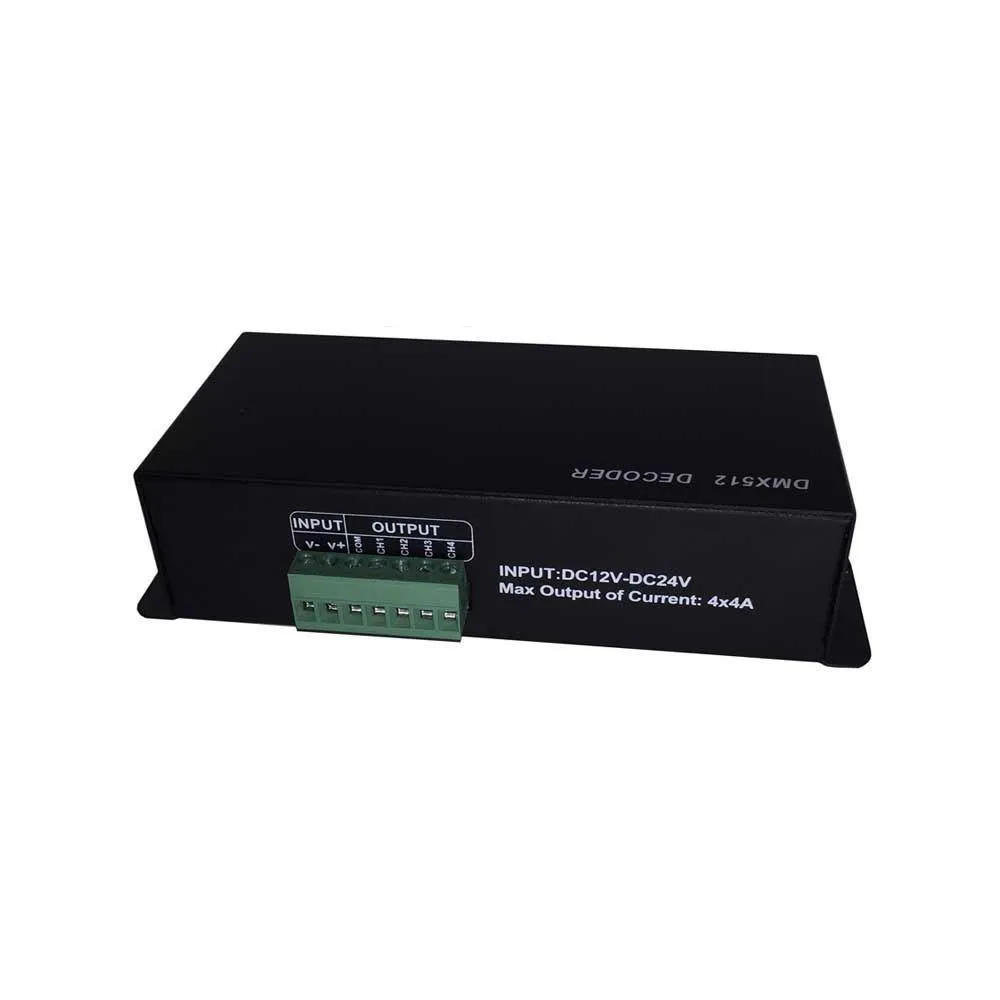 LED RGBW DMX 512 Decoder 4-Channels