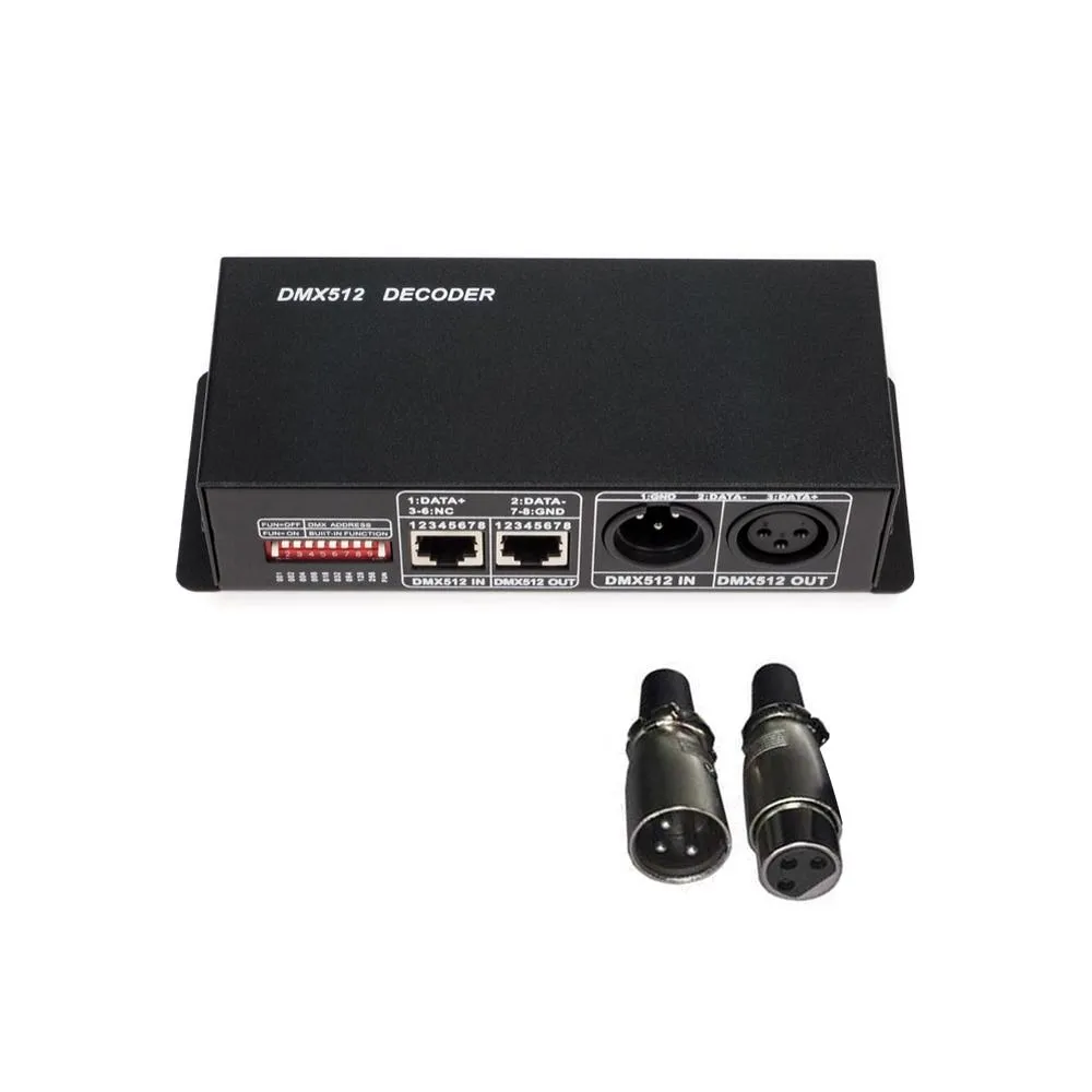 LED RGBW DMX 512 Decoder 4-Channels