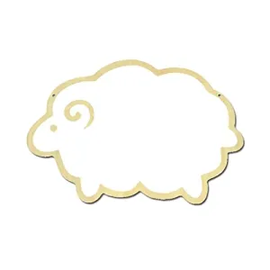 LICHTS Children Acrylic Wall Mirror with Rope Hanging Baby Room Decorative F Style