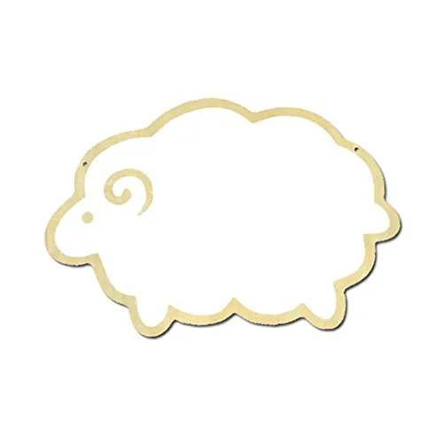 LICHTS Children Acrylic Wall Mirror with Rope Hanging Baby Room Decorative F Style