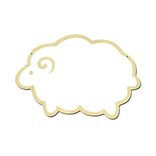 LICHTS Children Acrylic Wall Mirror with Rope Hanging Baby Room Decorative F Style