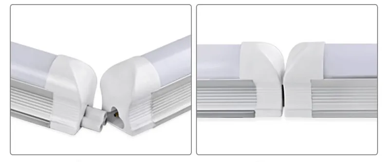 Linkable LED T8 8ft 144w 21,888 Lumen CLEAR LENS (NO RF) Quad-Row w/Mounting Hardware