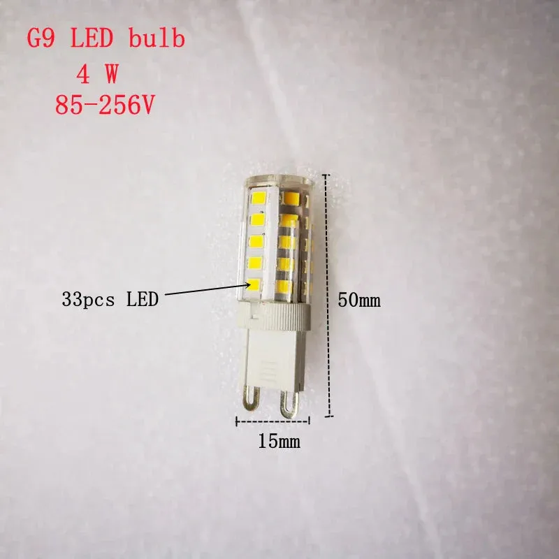Mansion LED Bulbs: G4 G9 E14 85-265V Holder for Crystal Chandeliers & Lamps