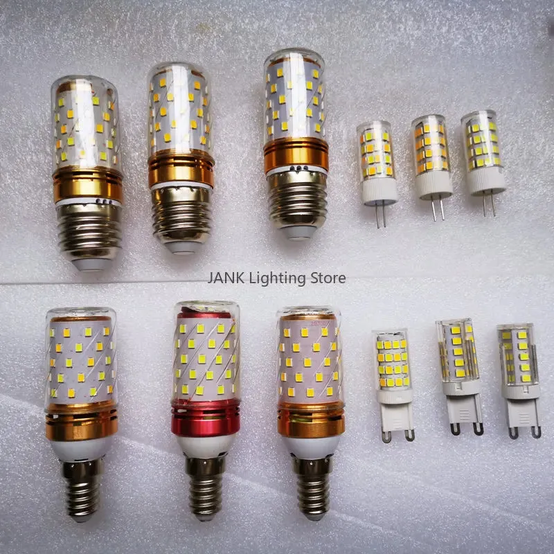 Mansion LED Bulbs: G4 G9 E14 85-265V Holder for Crystal Chandeliers & Lamps