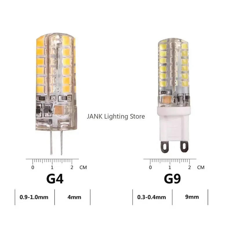Mansion LED Bulbs: G4 G9 E14 85-265V Holder for Crystal Chandeliers & Lamps
