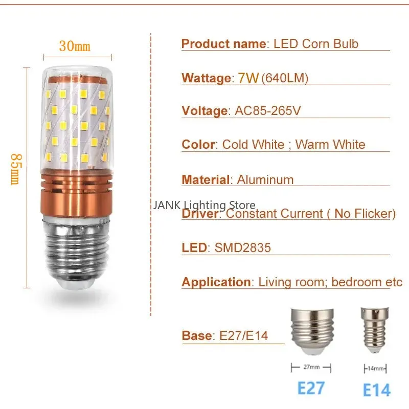 Mansion LED Bulbs: G4 G9 E14 85-265V Holder for Crystal Chandeliers & Lamps