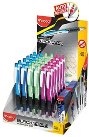 Maped Mech Pencil 0.5 Automatic Display of 36pcs with 12 tubes Lead