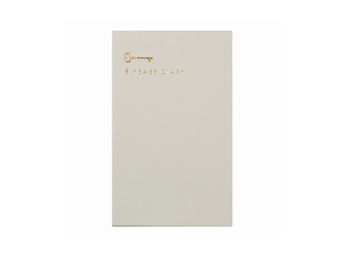 Midori 5 Years Diary - Door - Red