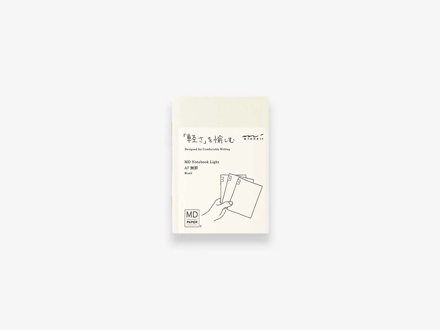 Midori  MD Notebook Light A7 Blank 3-pack