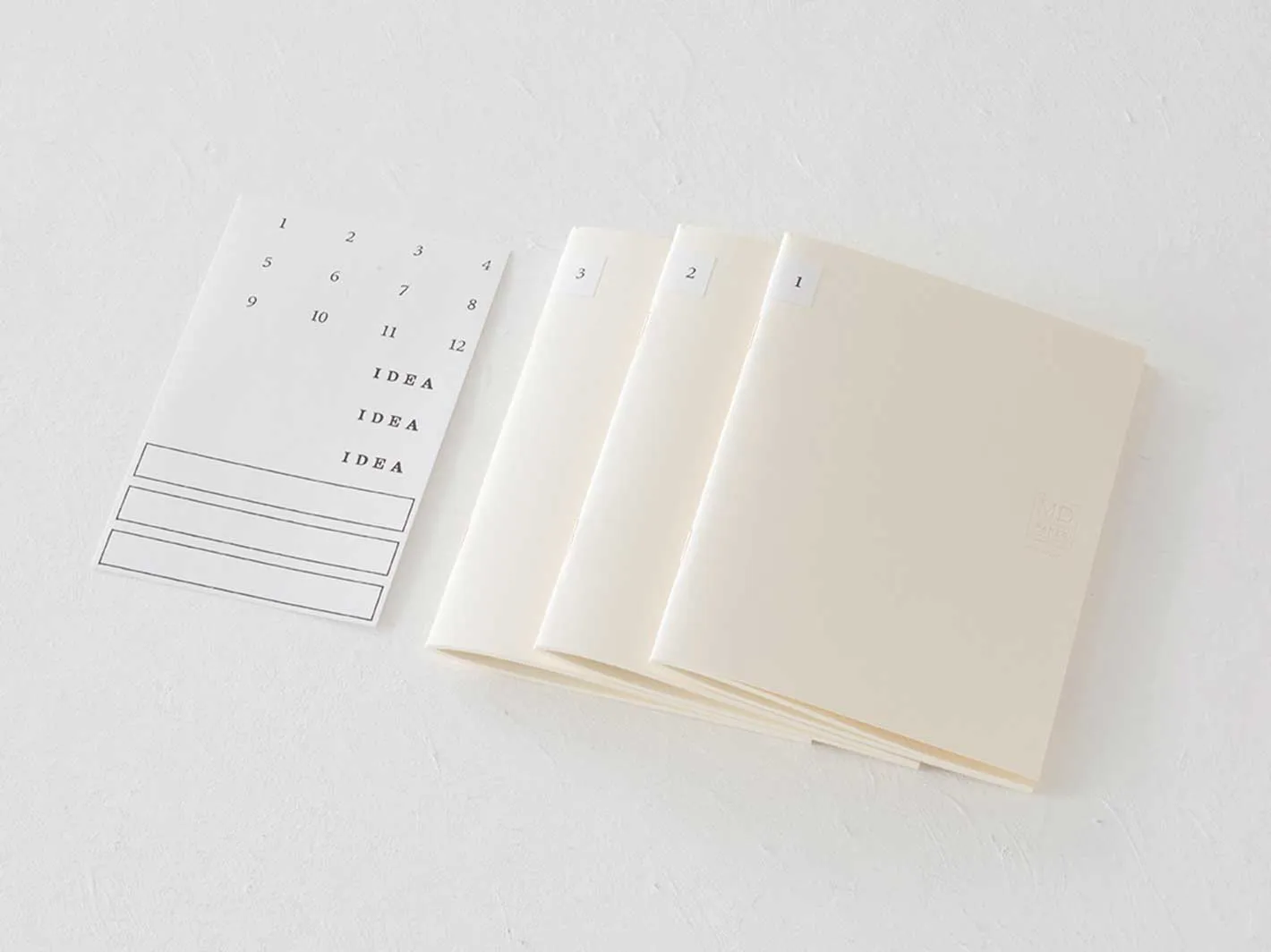 Midori  MD Notebook Light B6 Slim Lined 3-pack