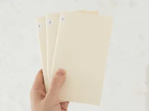 Midori  MD Notebook Light B6 Slim Lined 3-pack