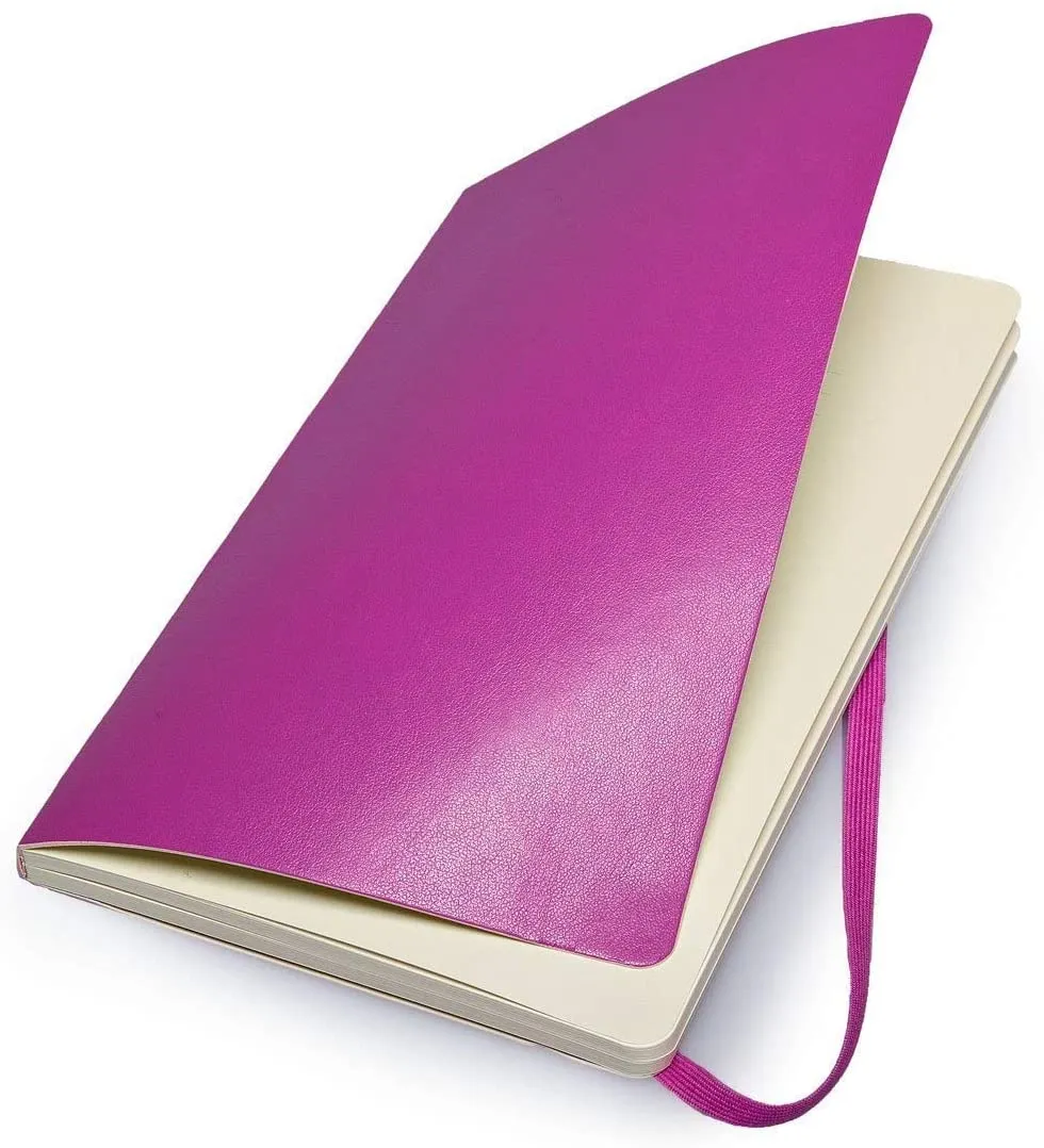 Moleskine Plain Soft Cover Notebook Large Size Purple
