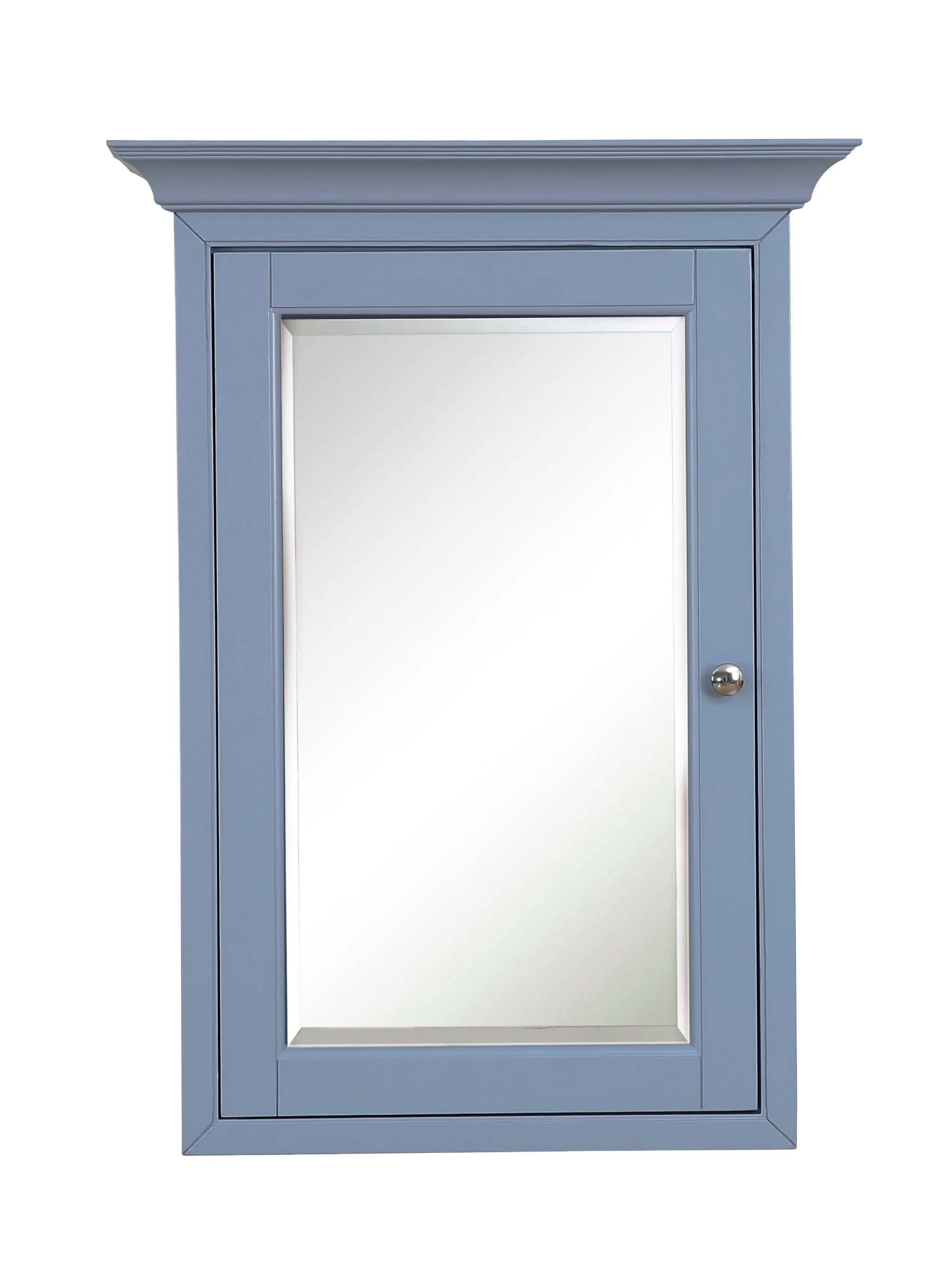 Newport Wall-Mounted Medicine Cabinet (Powder Blue)