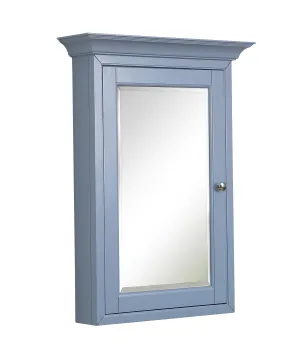 Newport Wall-Mounted Medicine Cabinet (Powder Blue)