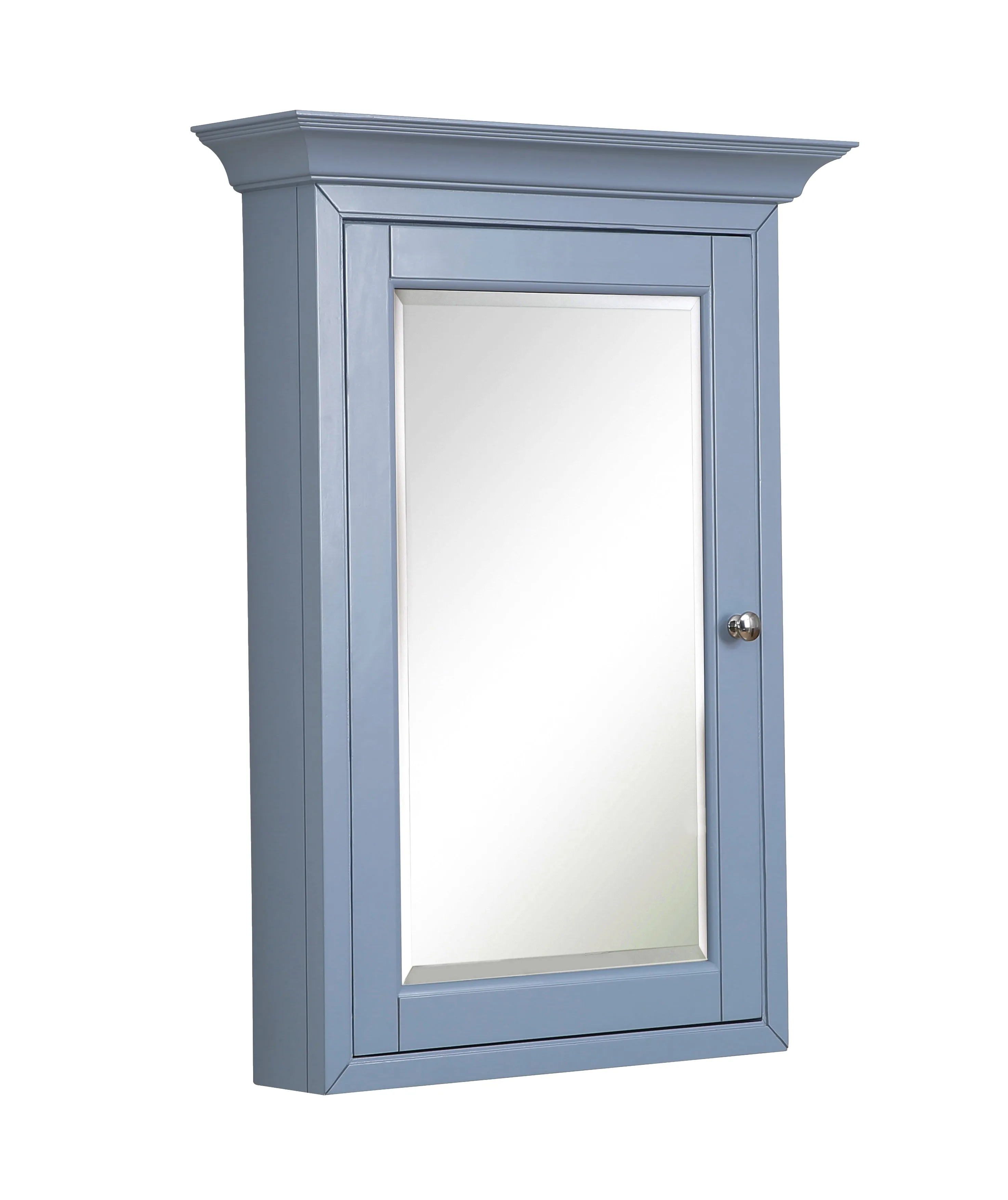 Newport Wall-Mounted Medicine Cabinet (Powder Blue)